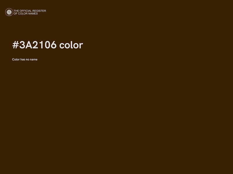 #3A2106 color image