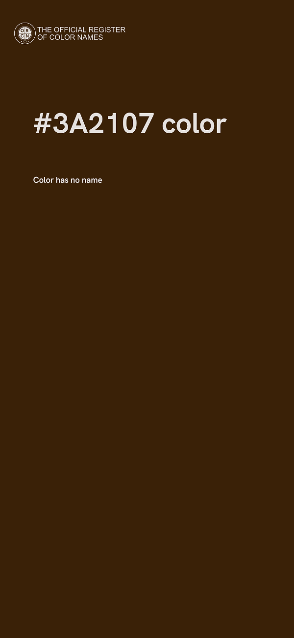 #3A2107 color image