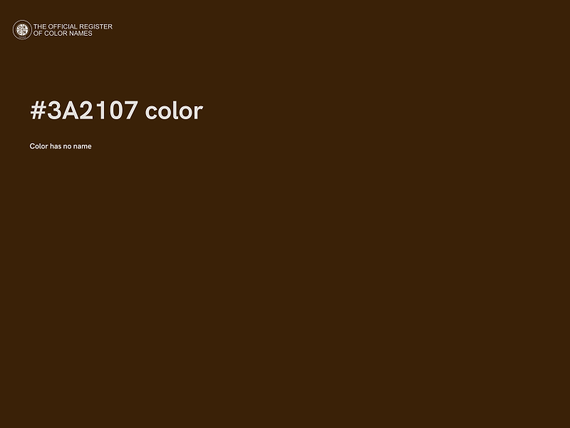 #3A2107 color image