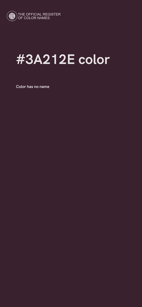 #3A212E color image