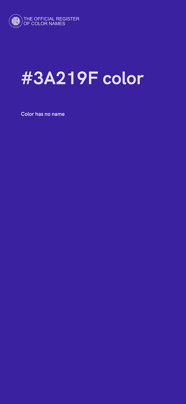 #3A219F color image