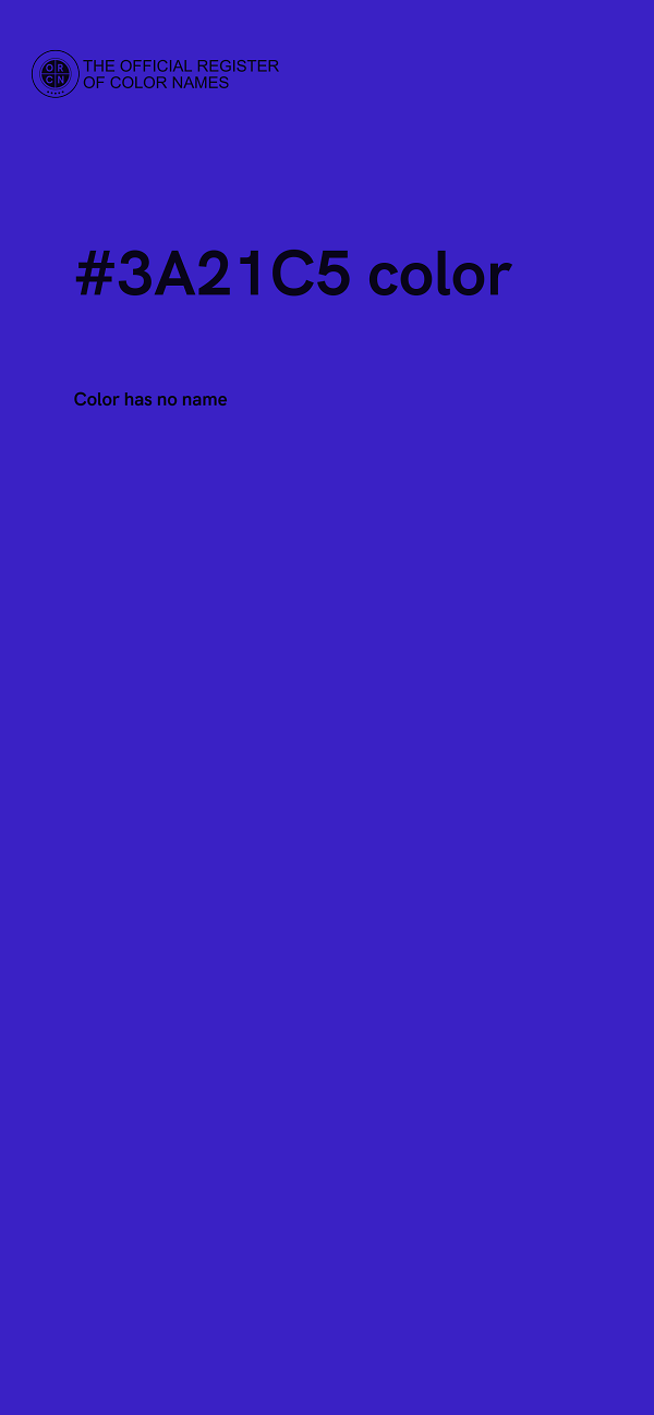 #3A21C5 color image