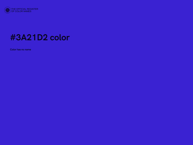 #3A21D2 color image