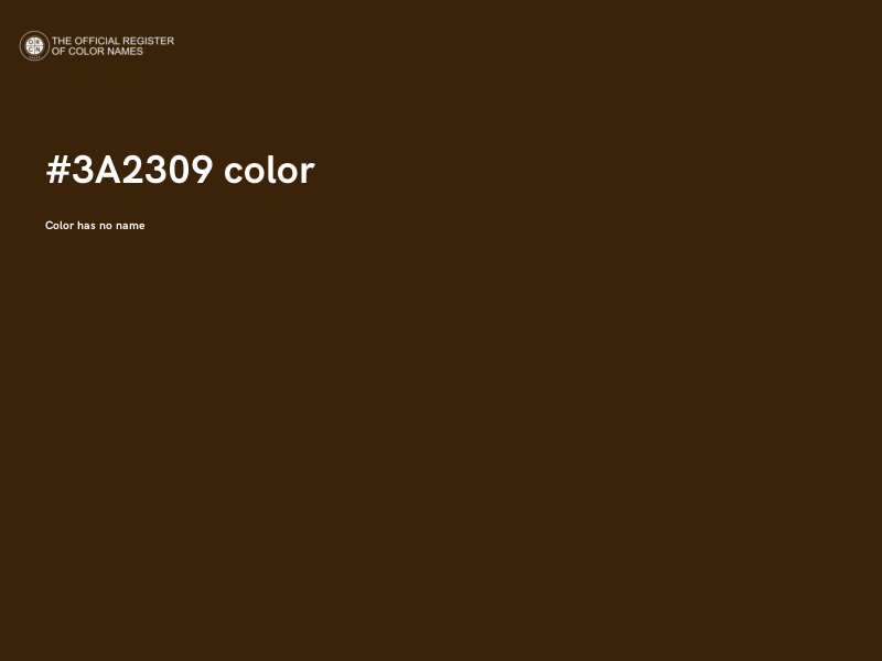 #3A2309 color image