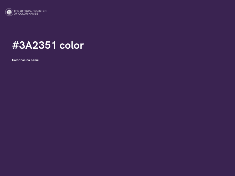 #3A2351 color image