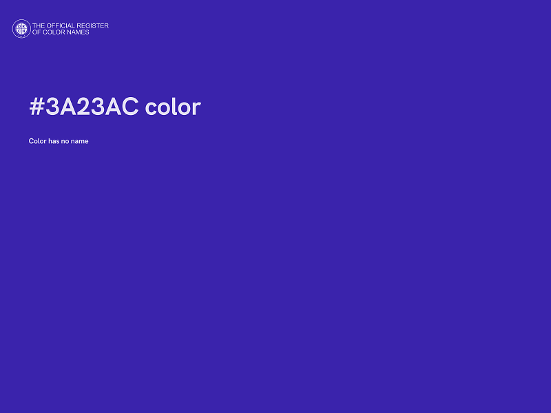 #3A23AC color image