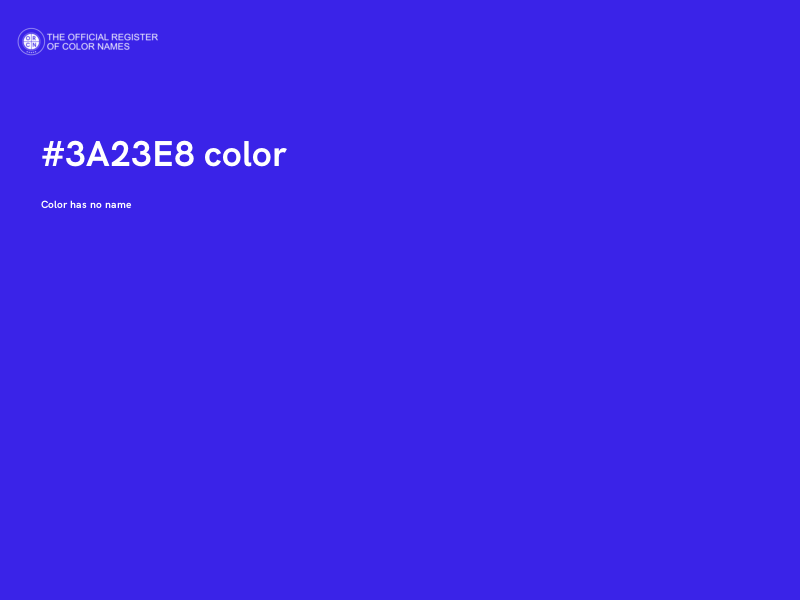 #3A23E8 color image