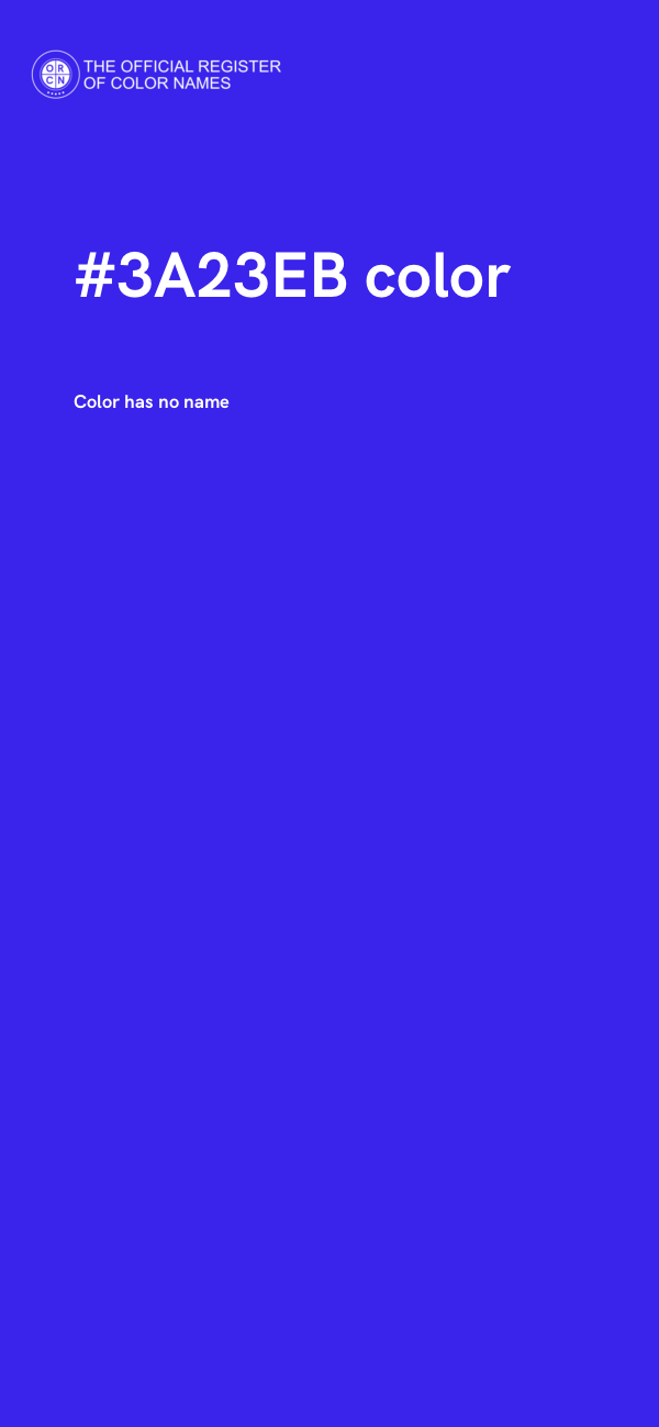#3A23EB color image