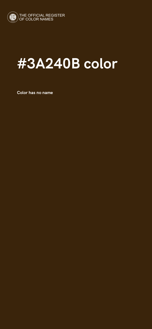 #3A240B color image