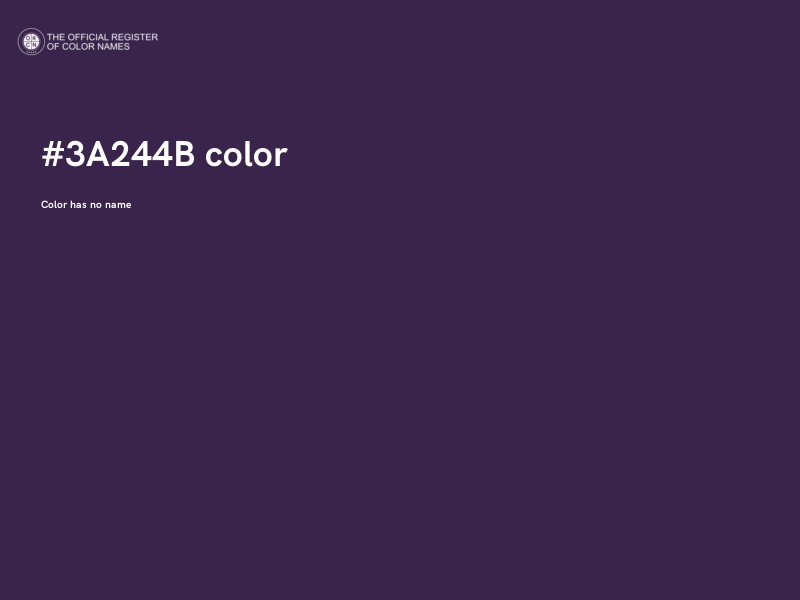 #3A244B color image