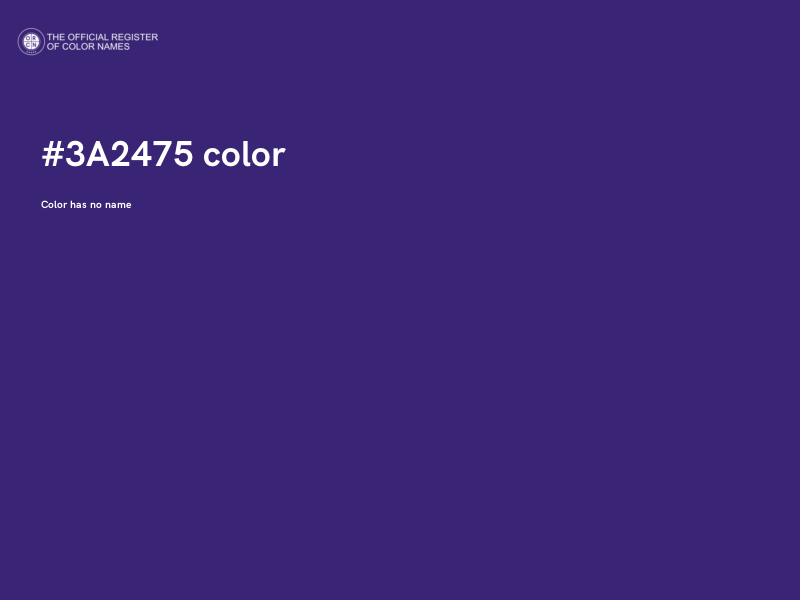 #3A2475 color image