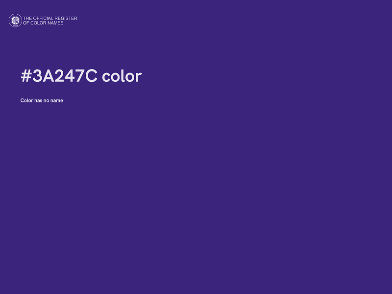 #3A247C color image