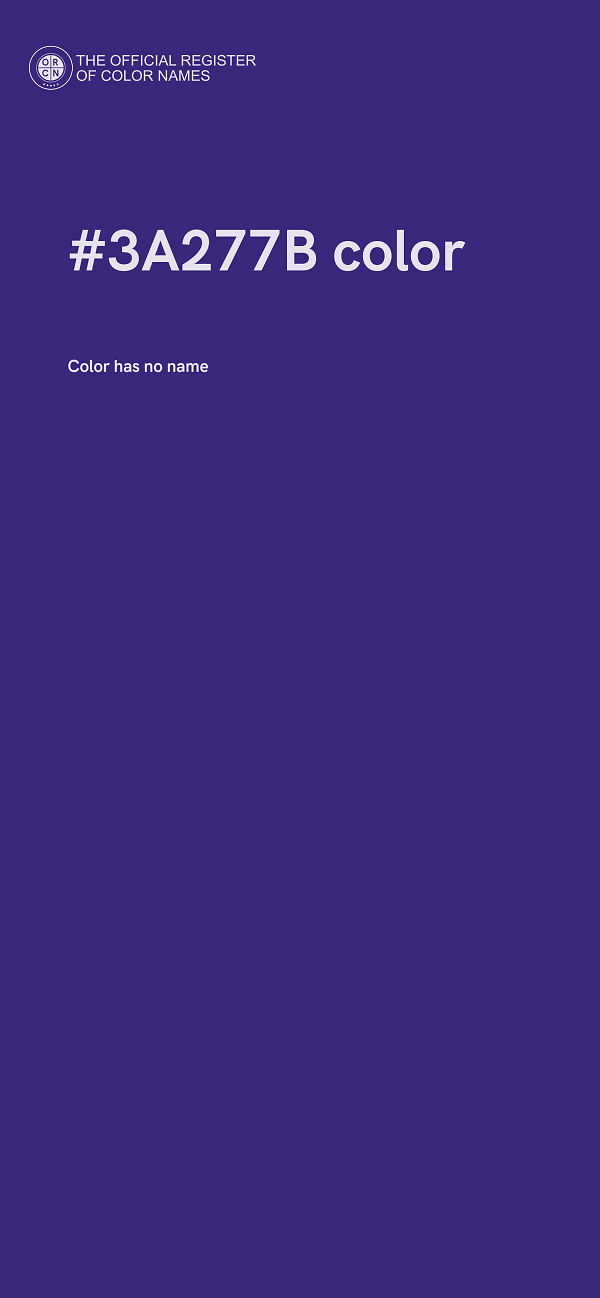 #3A277B color image