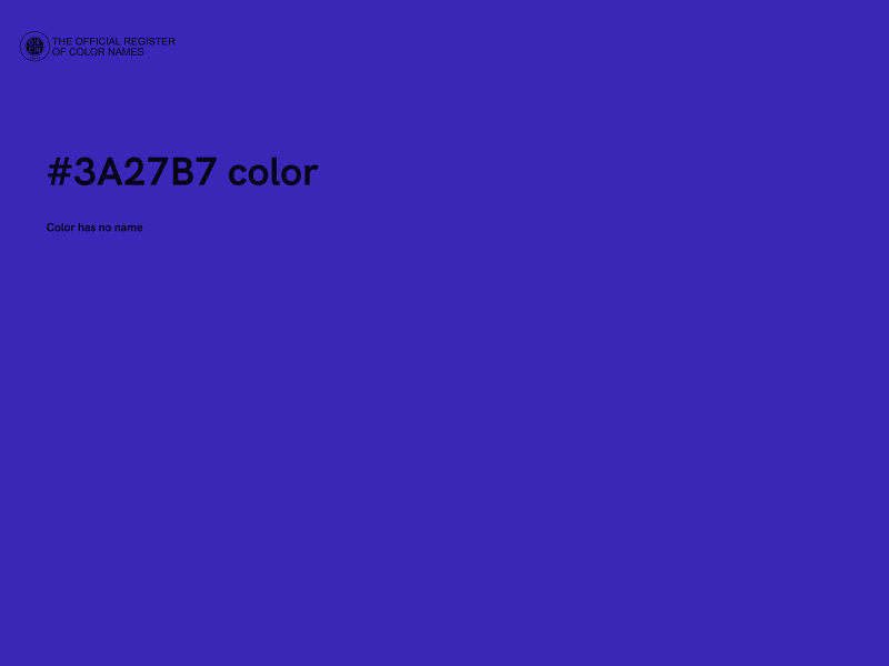 #3A27B7 color image