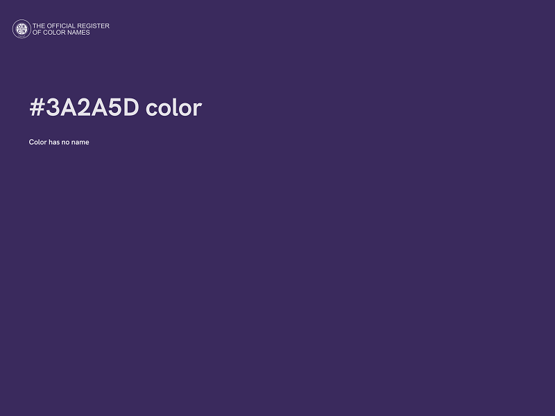 #3A2A5D color image