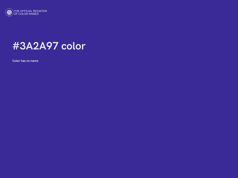 #3A2A97 color image