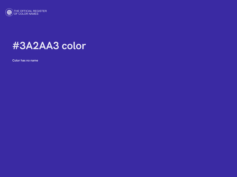 #3A2AA3 color image