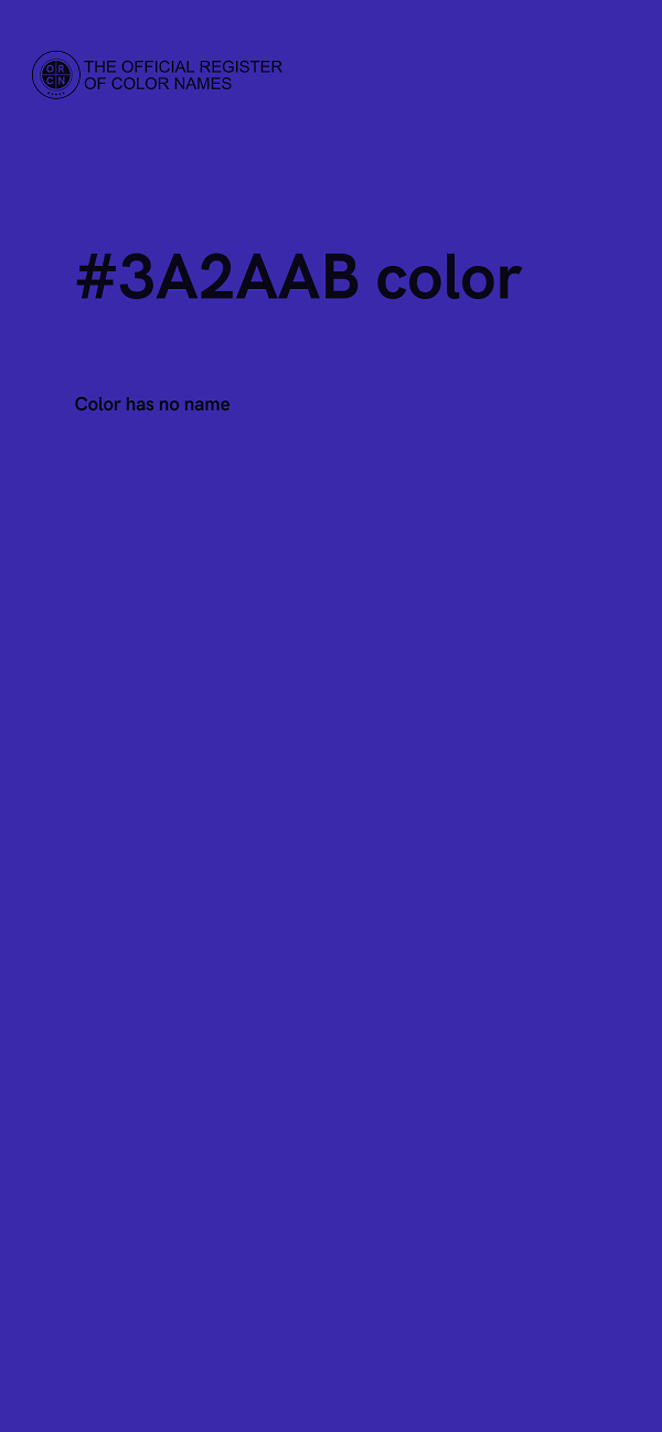 #3A2AAB color image