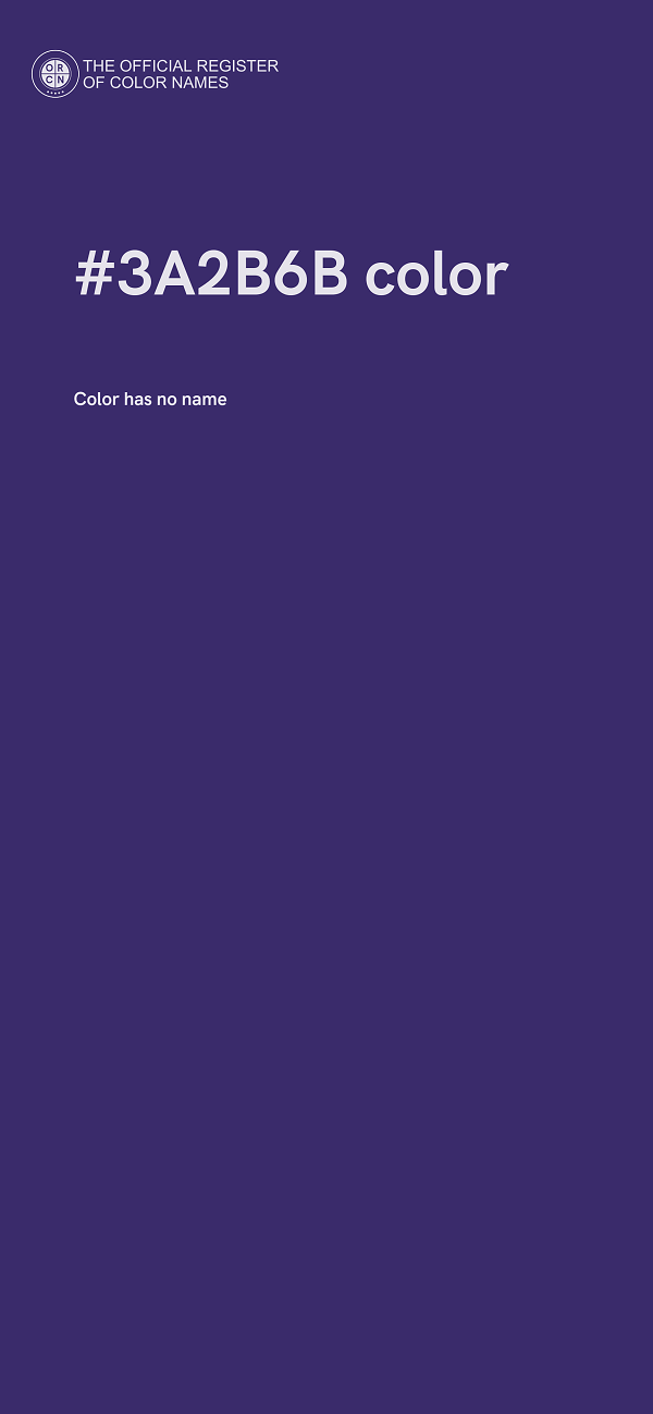 #3A2B6B color image
