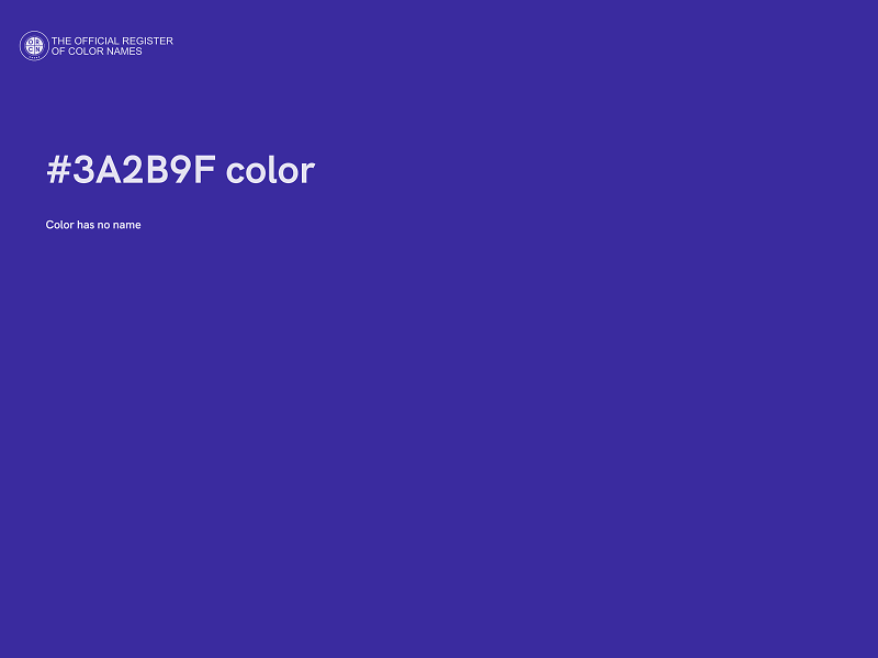 #3A2B9F color image