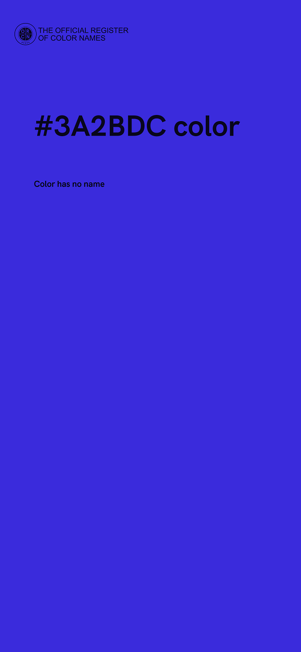 #3A2BDC color image