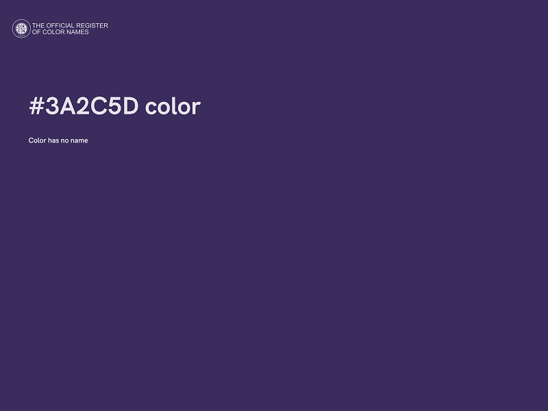 #3A2C5D color image