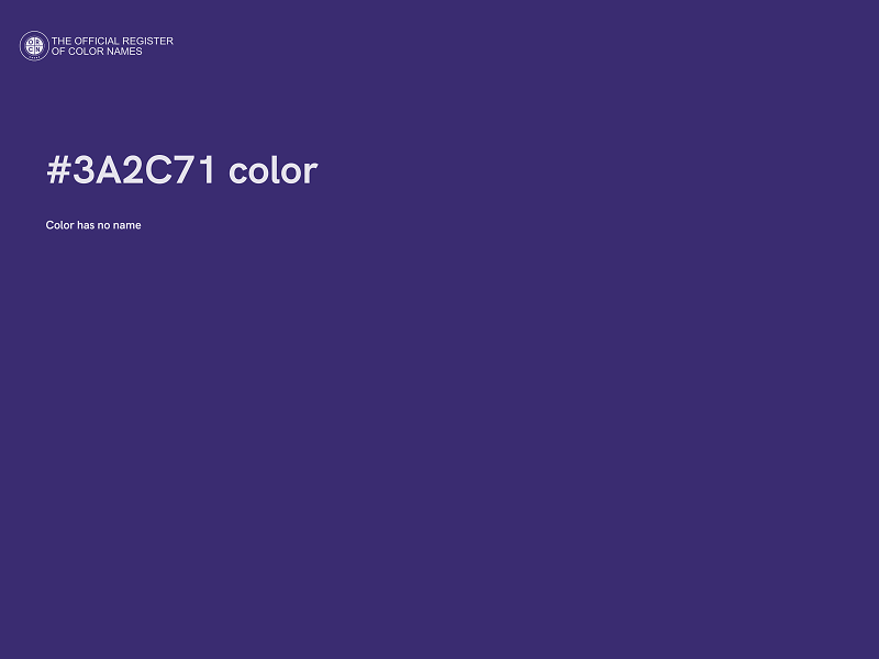 #3A2C71 color image