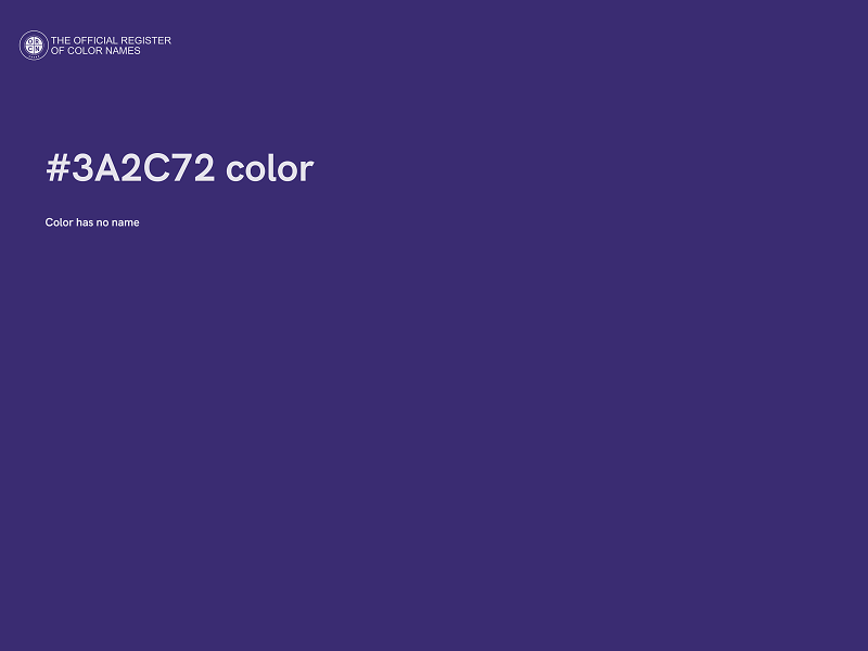 #3A2C72 color image