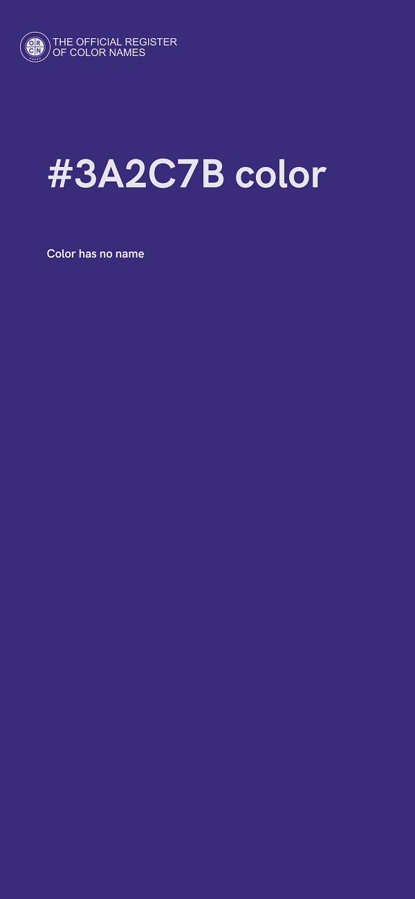 #3A2C7B color image