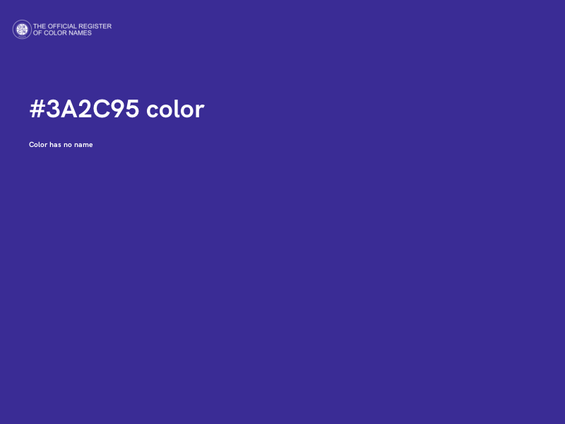 #3A2C95 color image