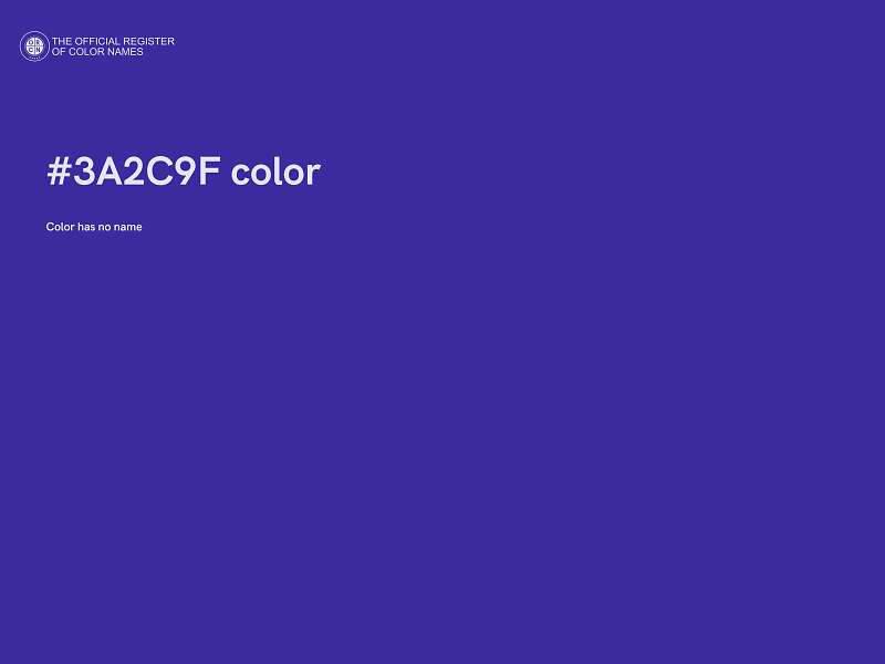 #3A2C9F color image