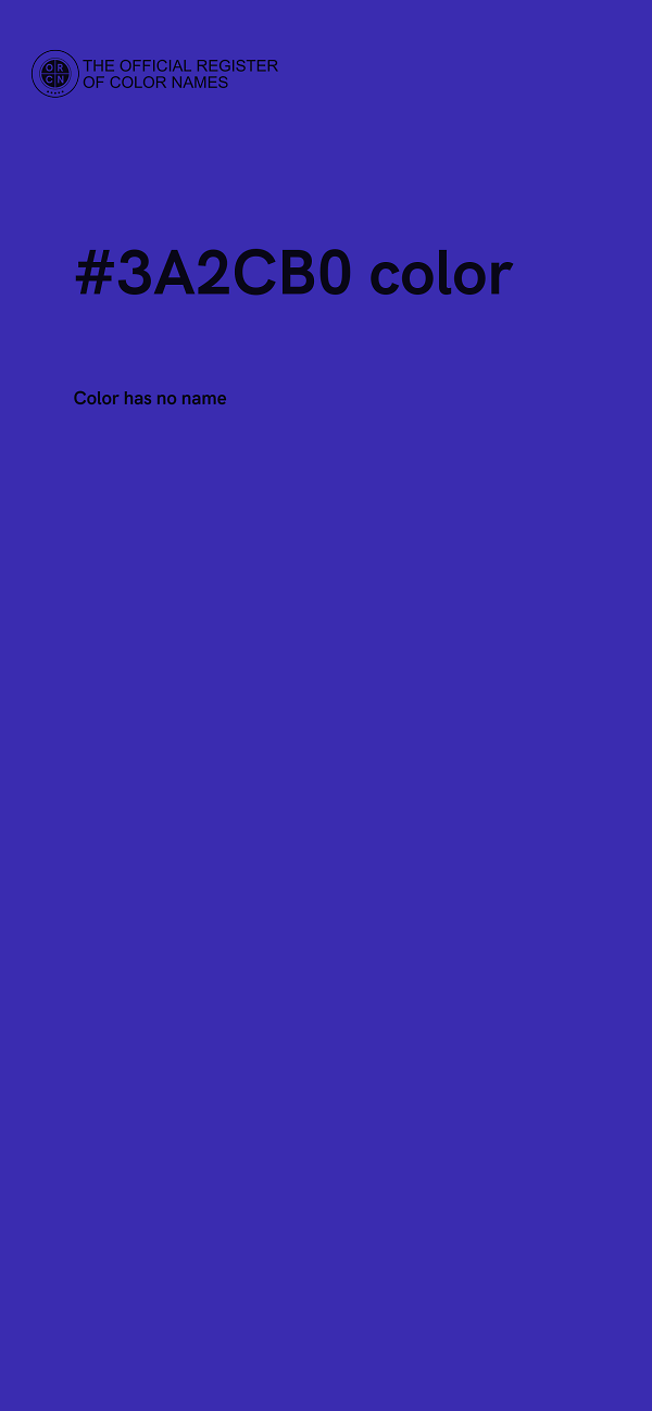 #3A2CB0 color image