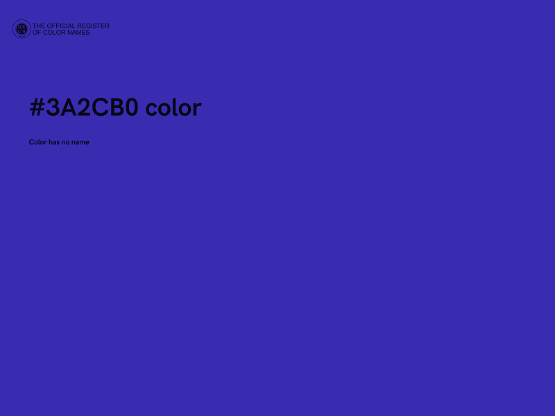 #3A2CB0 color image