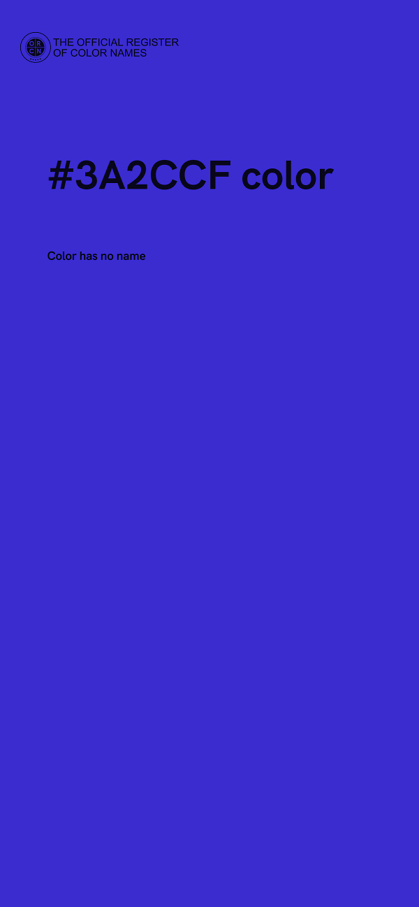 #3A2CCF color image