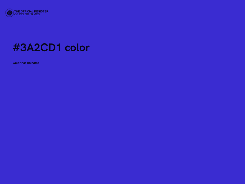 #3A2CD1 color image