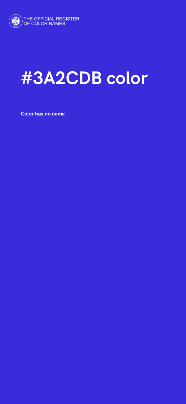 #3A2CDB color image