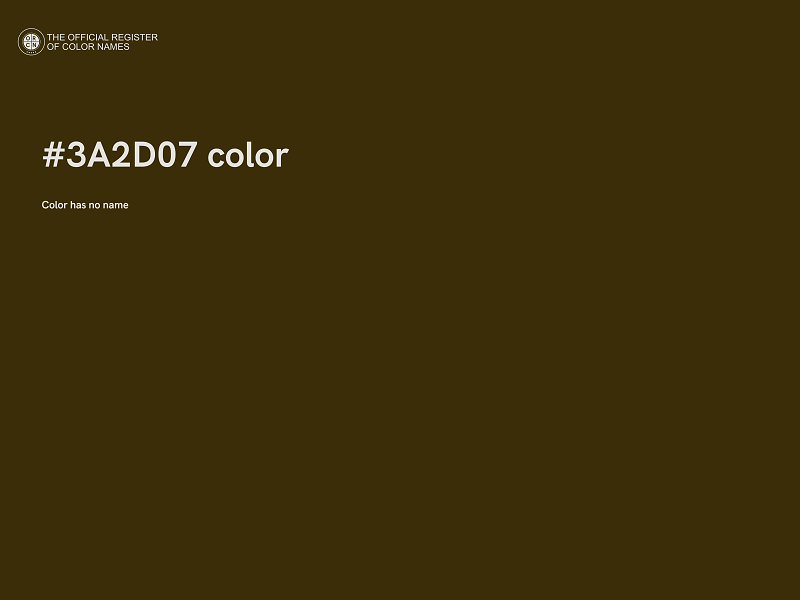 #3A2D07 color image