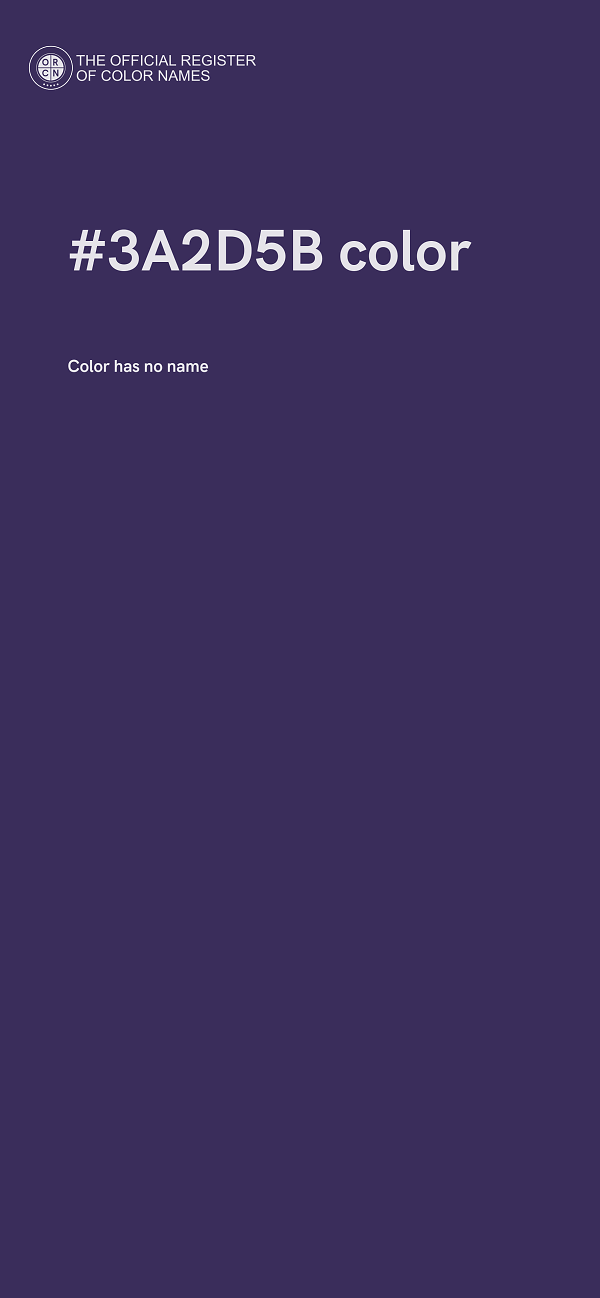 #3A2D5B color image