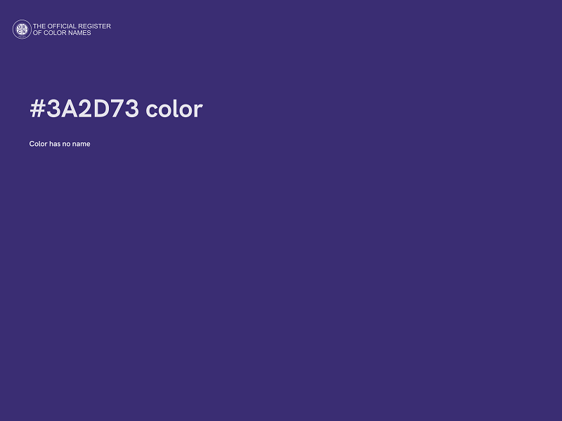 #3A2D73 color image