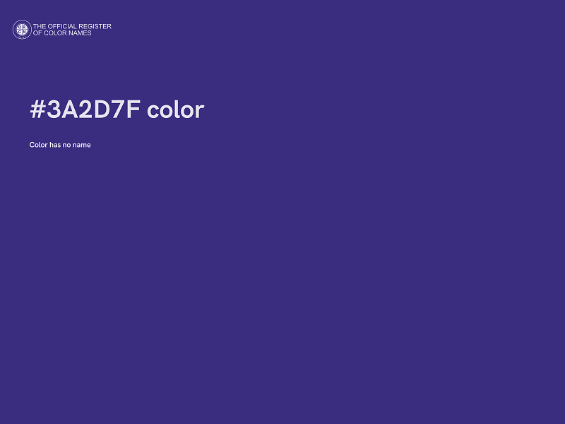 #3A2D7F color image