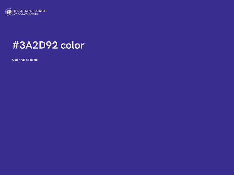 #3A2D92 color image