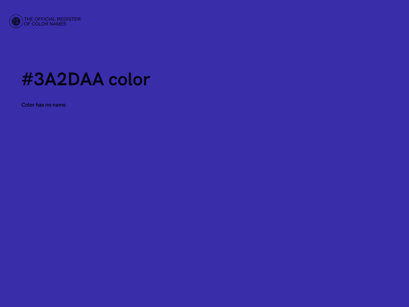 #3A2DAA color image