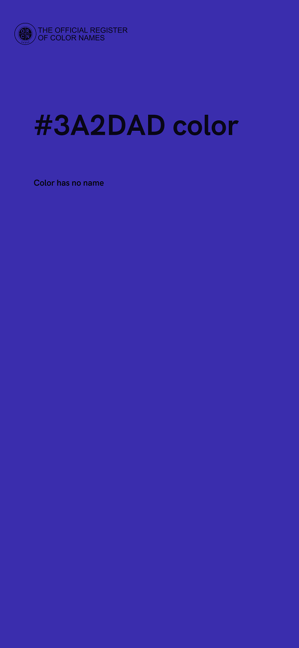 #3A2DAD color image
