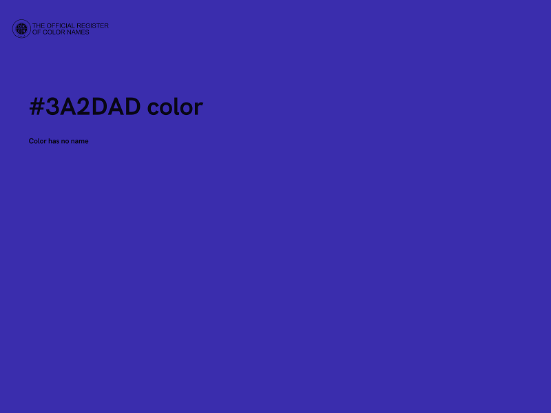 #3A2DAD color image