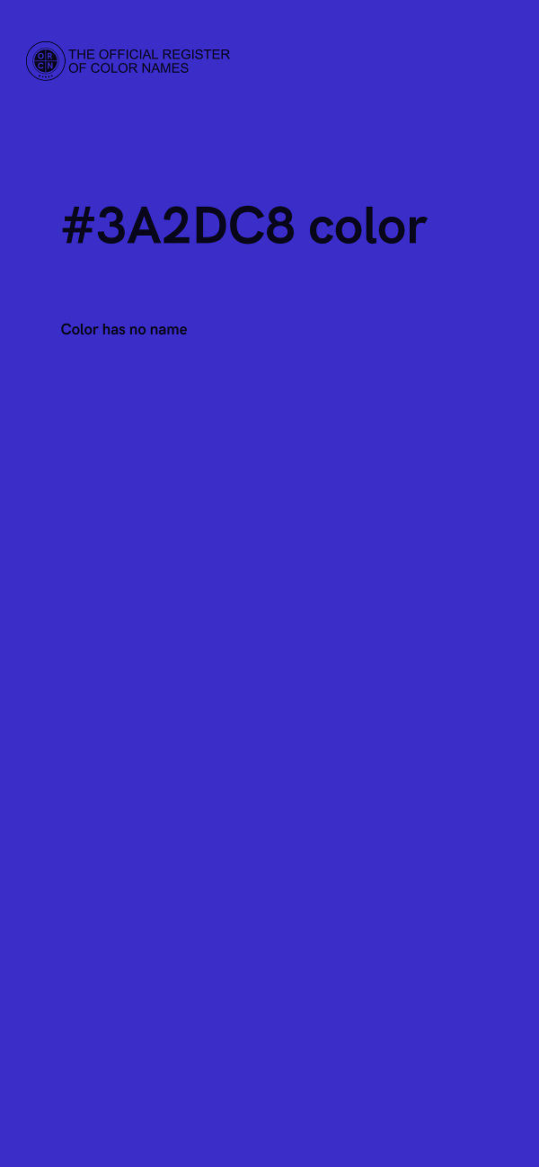 #3A2DC8 color image