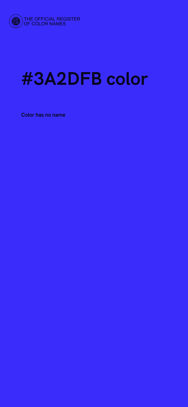 #3A2DFB color image