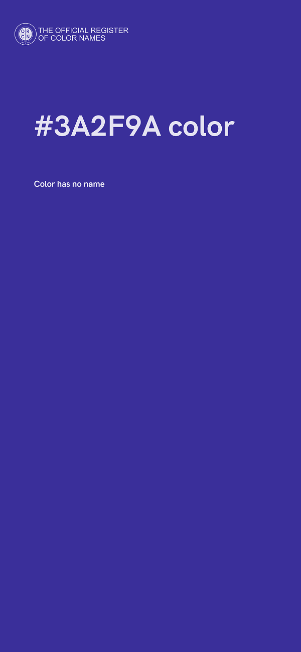#3A2F9A color image