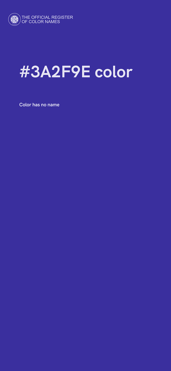 #3A2F9E color image