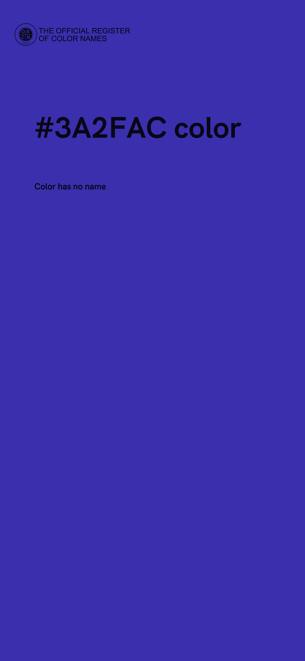 #3A2FAC color image