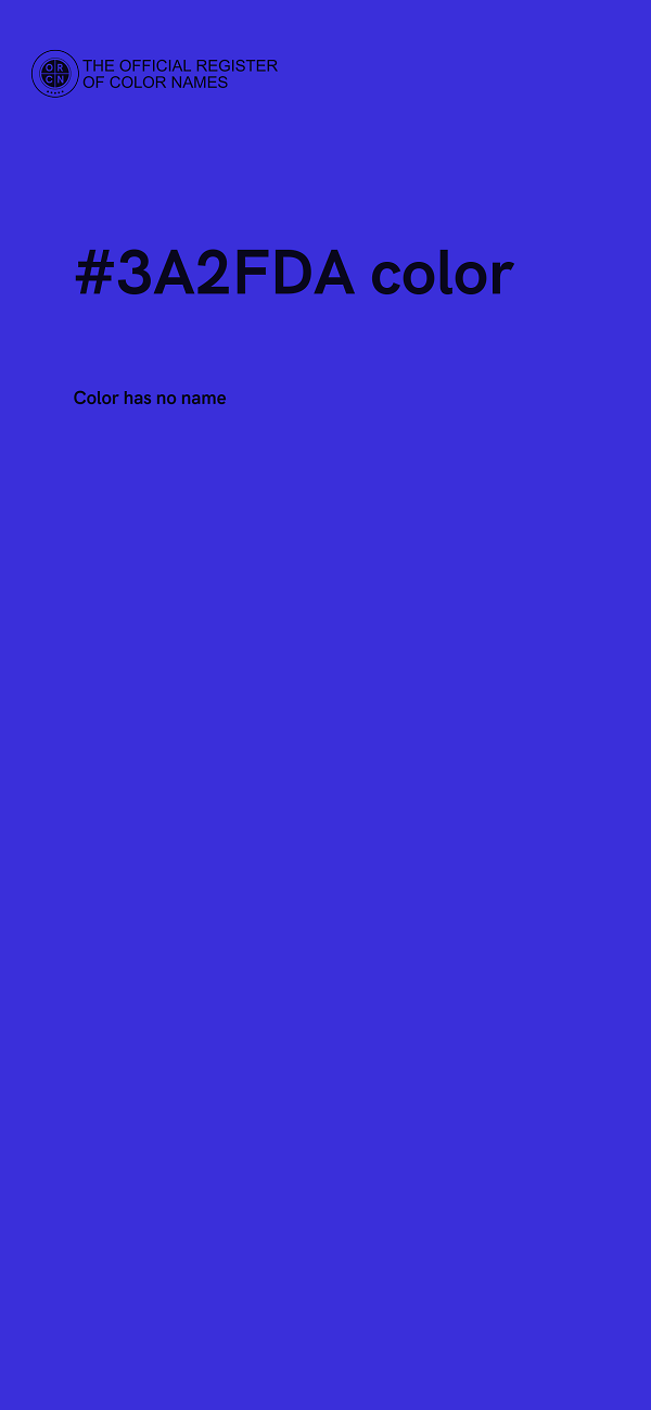 #3A2FDA color image
